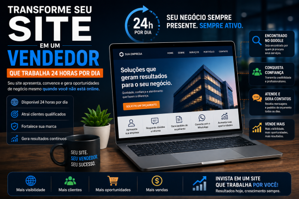 como transformar um site em um vendedor
