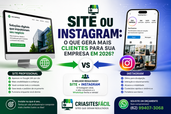 site ou instagram