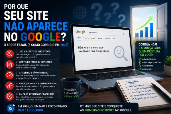 Por Que Seu Site Não Aparece no Google